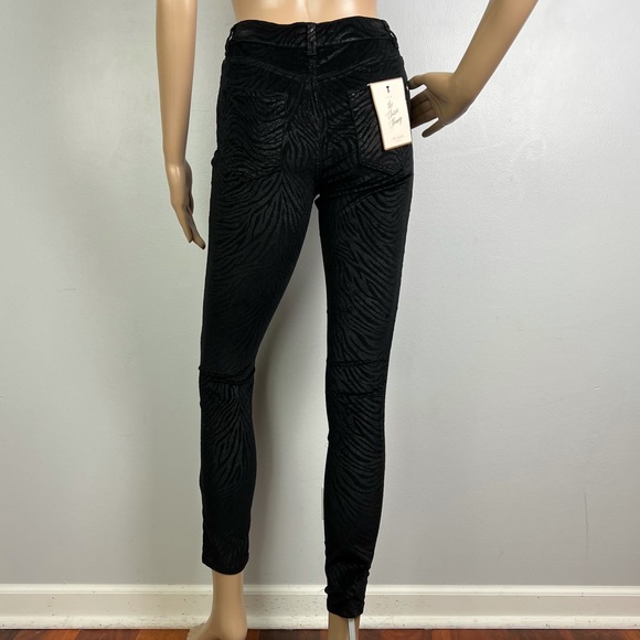 NEW TED BAKER BLACK ZEBRA SKINNY JEANS - Picture 6 of 6